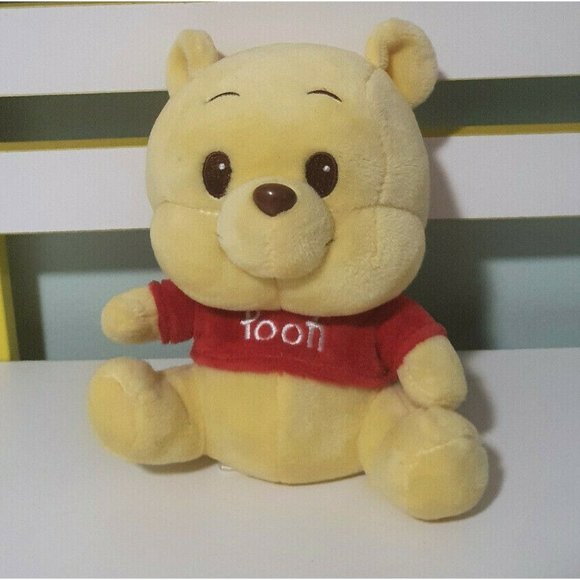 Disney Other - WINNIE THE POOH PLUSH TOY DISNEY BABY 18CM SUNSHING